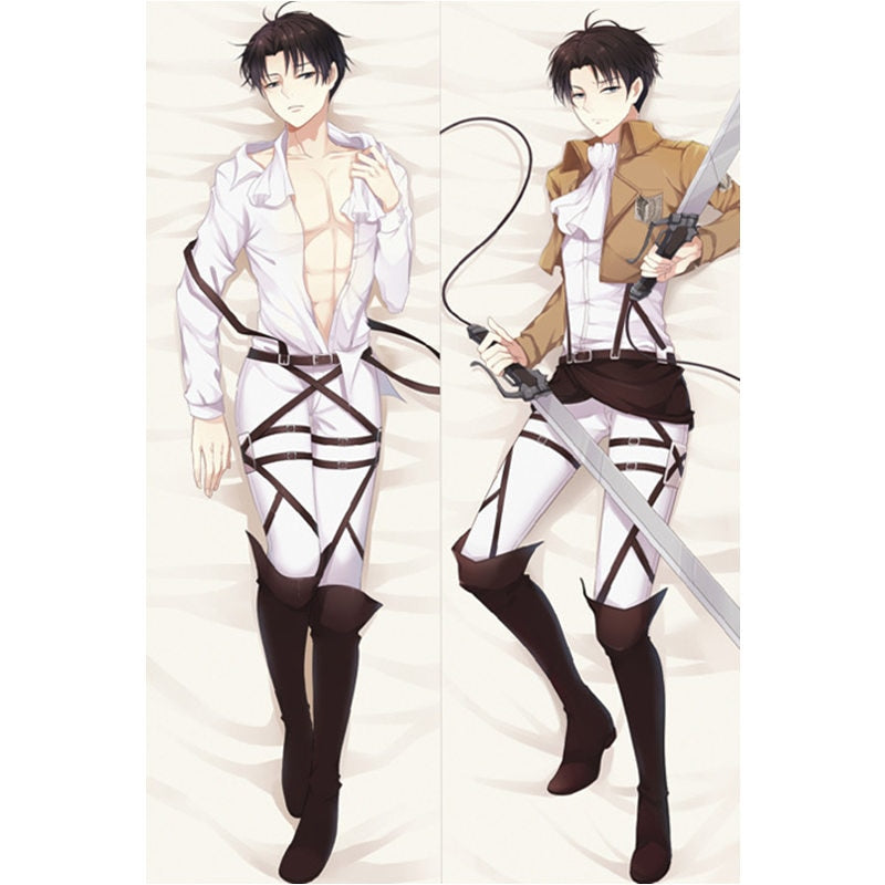 Dakimakura Levi | L'Attaque des titans | Ahegao.fr