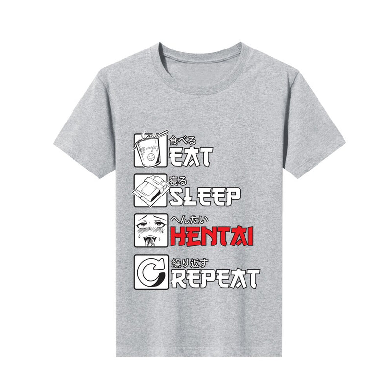 T-shirt EAT SLEEP HENTAI & REPEAT