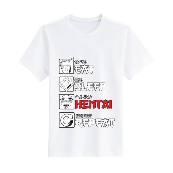 T-shirt EAT SLEEP HENTAI & REPEAT