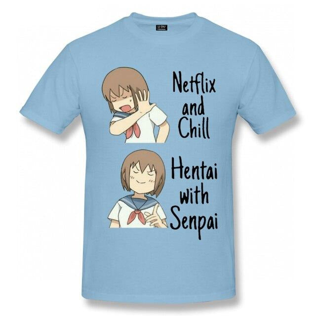 T-shirt Hentai with senpaï | Ahegao.fr
